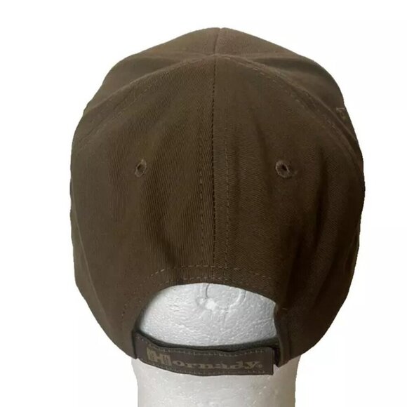 NEW HORNADY Embroidered Logo Tactical Cotton Baseball Cap Hat - Brown - Picture 3 of 6